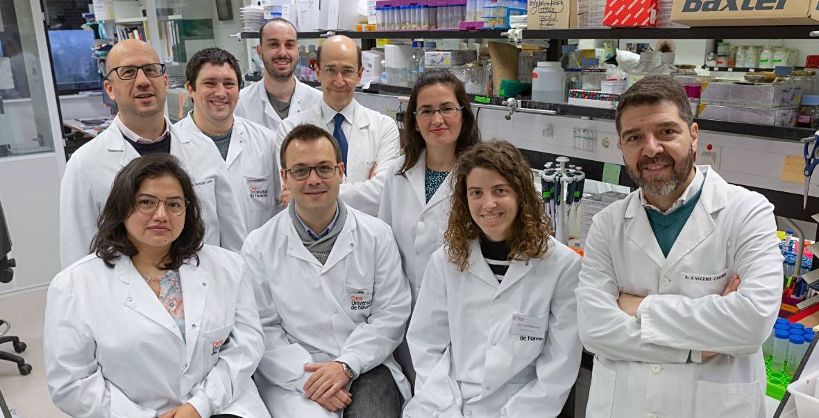Investigadores del Cima Universidad de Navarra que han participado en el estudio de cáncer de páncreas