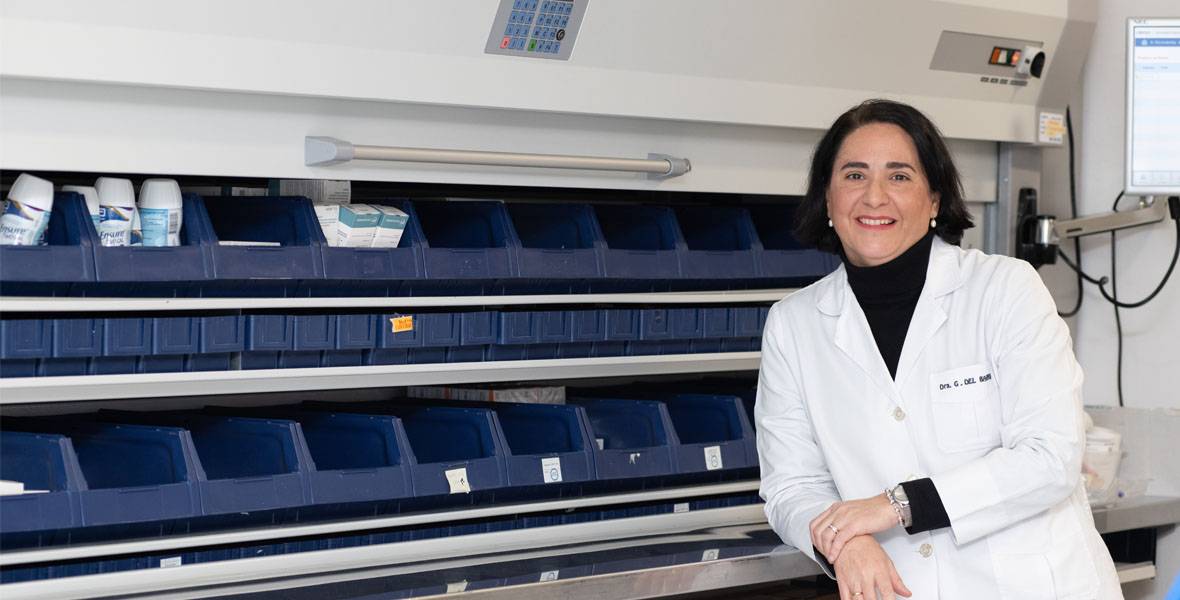 Dra. Marian García del Barrio, responsable del Servicio de Farmacia Imagen de la Dra. Marian García del Barrio, responsable del Servicio de Farmacia de la Clínica Universidad de Navarra en Madrid.