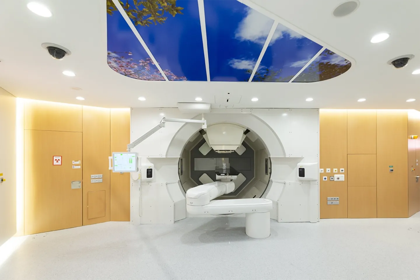Imagen de la sala de la Unidad de Protonterapia en Madrid. 