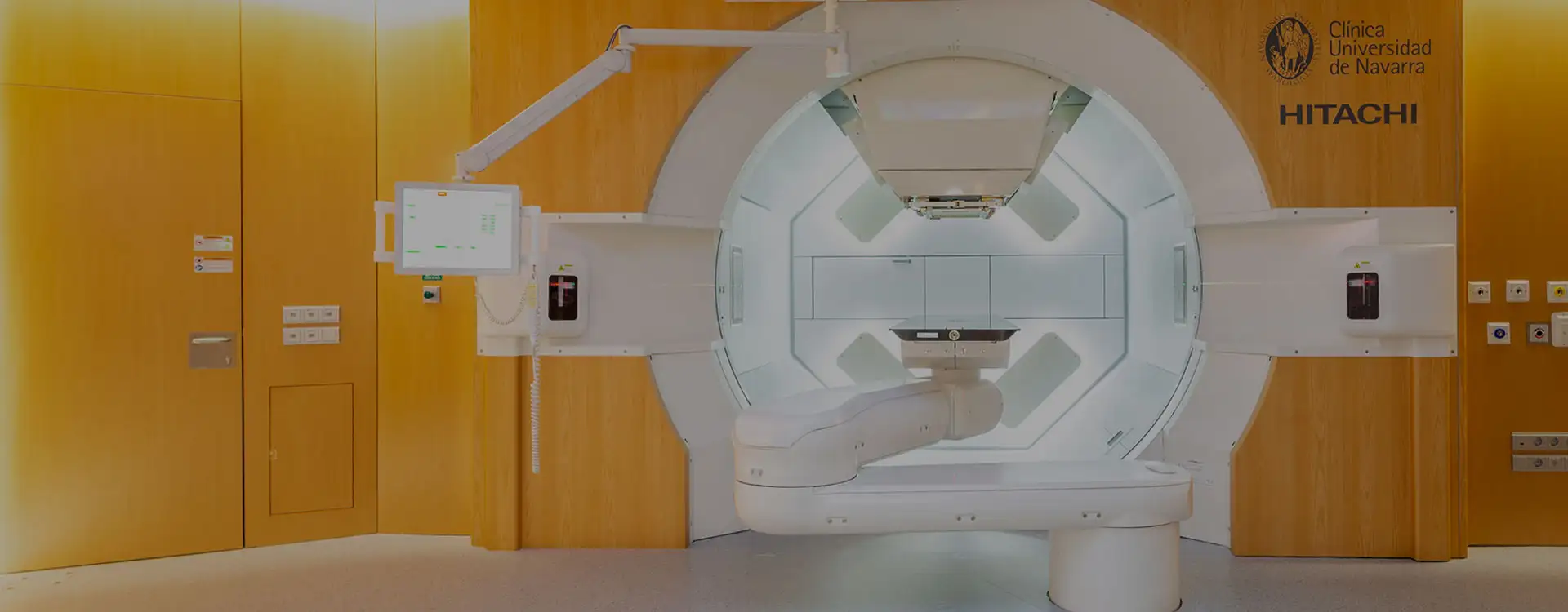 Protonterapia. Avances tratamiento cáncer Equipo de protonterapia para el tratamiento del cáncer.<br/><br/>