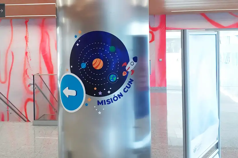 Pasillo. Unidad Protonterapia para niños. Clínica Universidad de Navarra